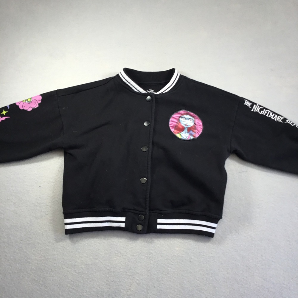 Disney Nightmare Before Christmas Sallys Apothecary Varsity Jacket Kids Medium 8